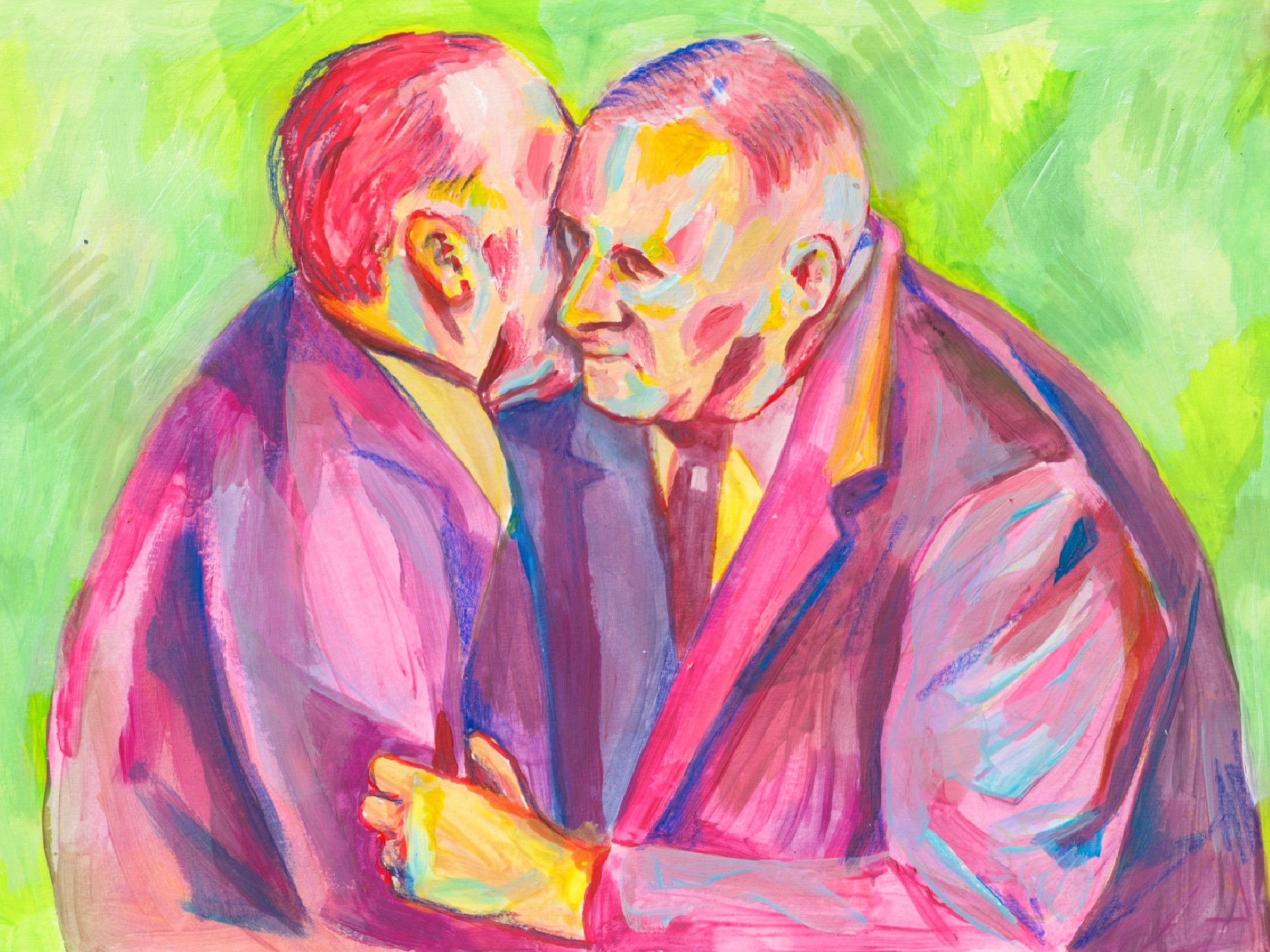 Sixties Kisses, Konrad Adenauer & Charles de Gaulle (1962)